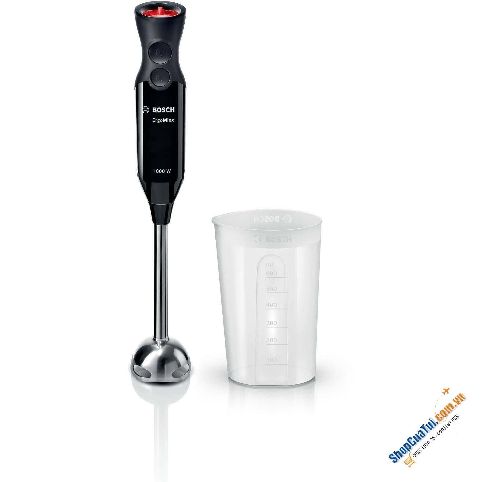 Máy xay cầm tay BOSCH MS6CB6110 màu đen made in Slovenia.