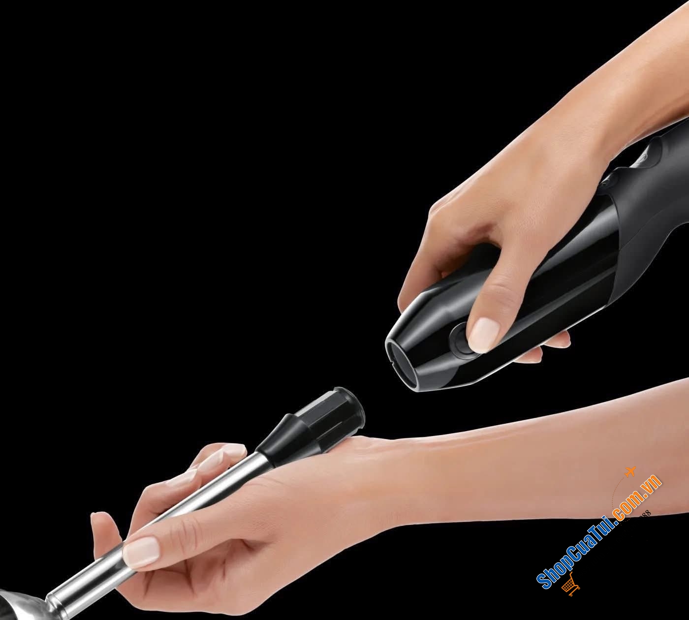 Máy xay cầm tay BOSCH MS6CB6110 màu đen made in Slovenia.