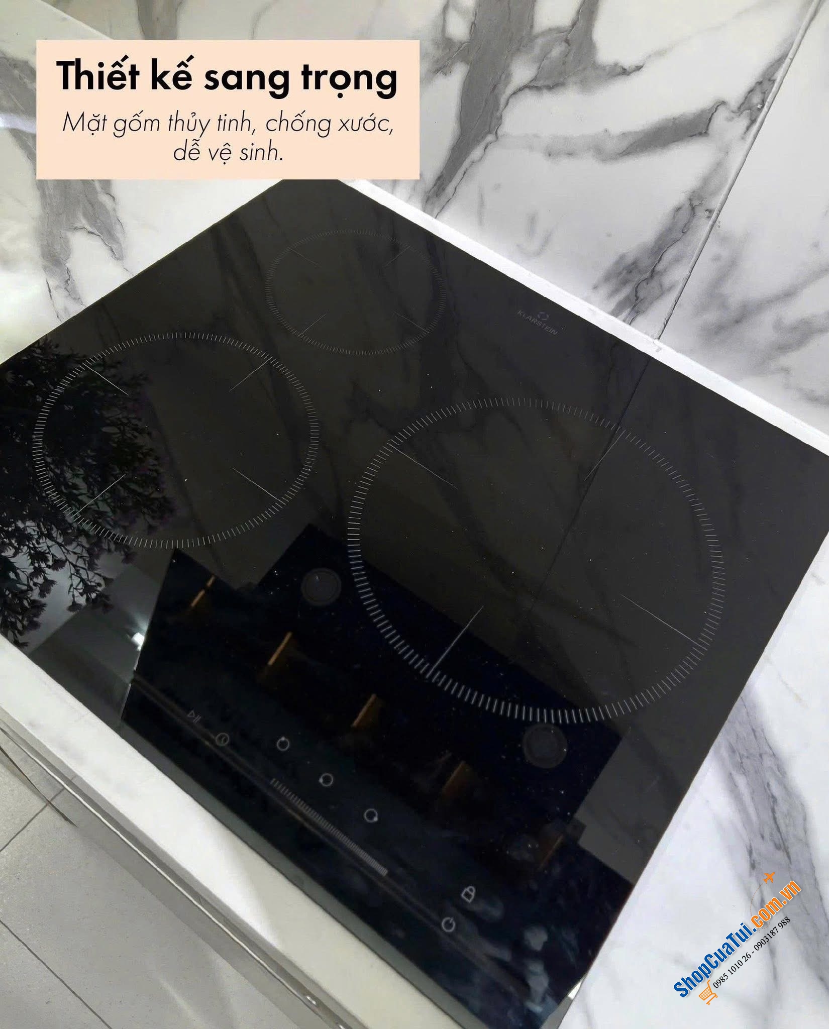 Bếp từ KLARSTEIN DELICATESSA 3 VÙNG NẤU.