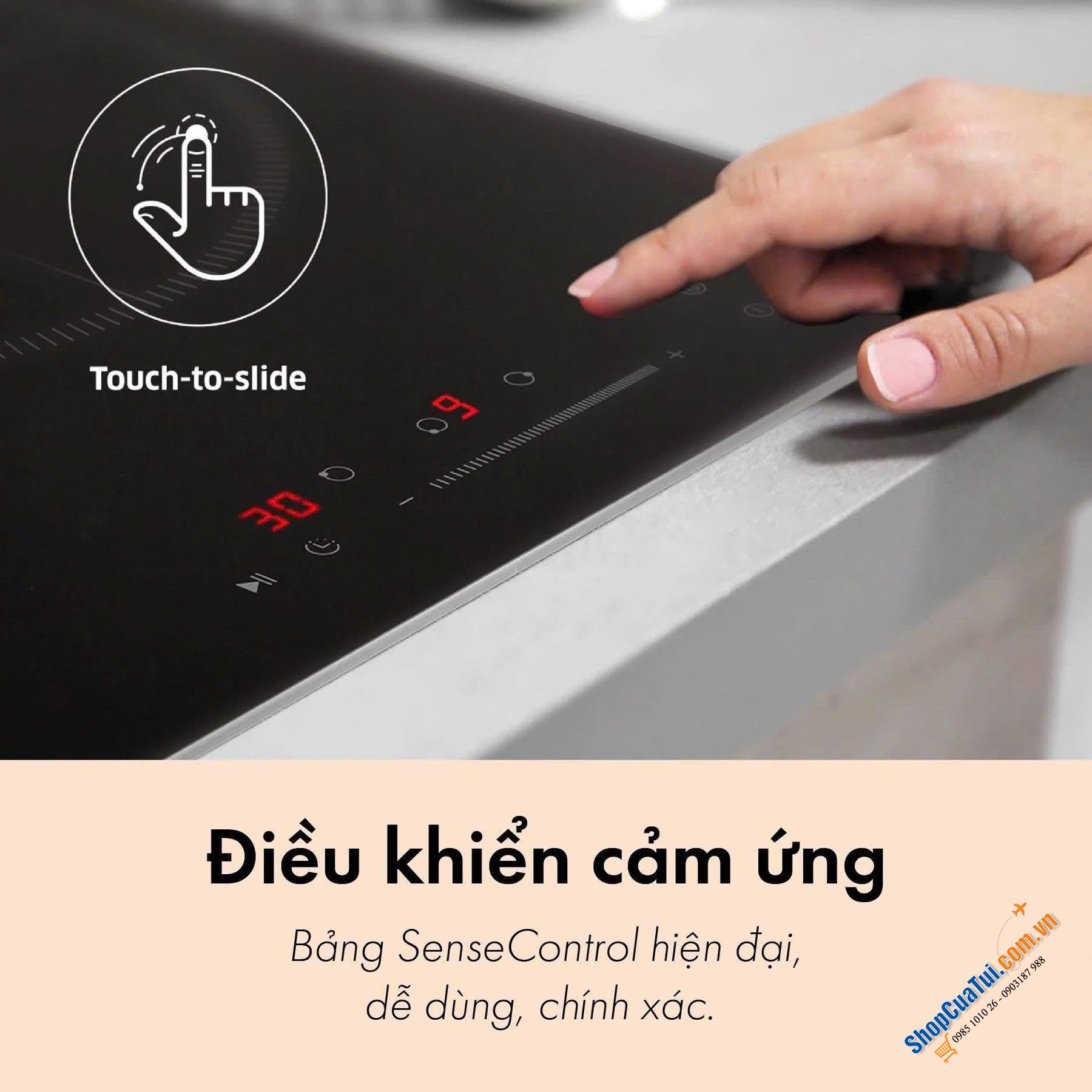 Bếp từ KLARSTEIN DELICATESSA 3 VÙNG NẤU.