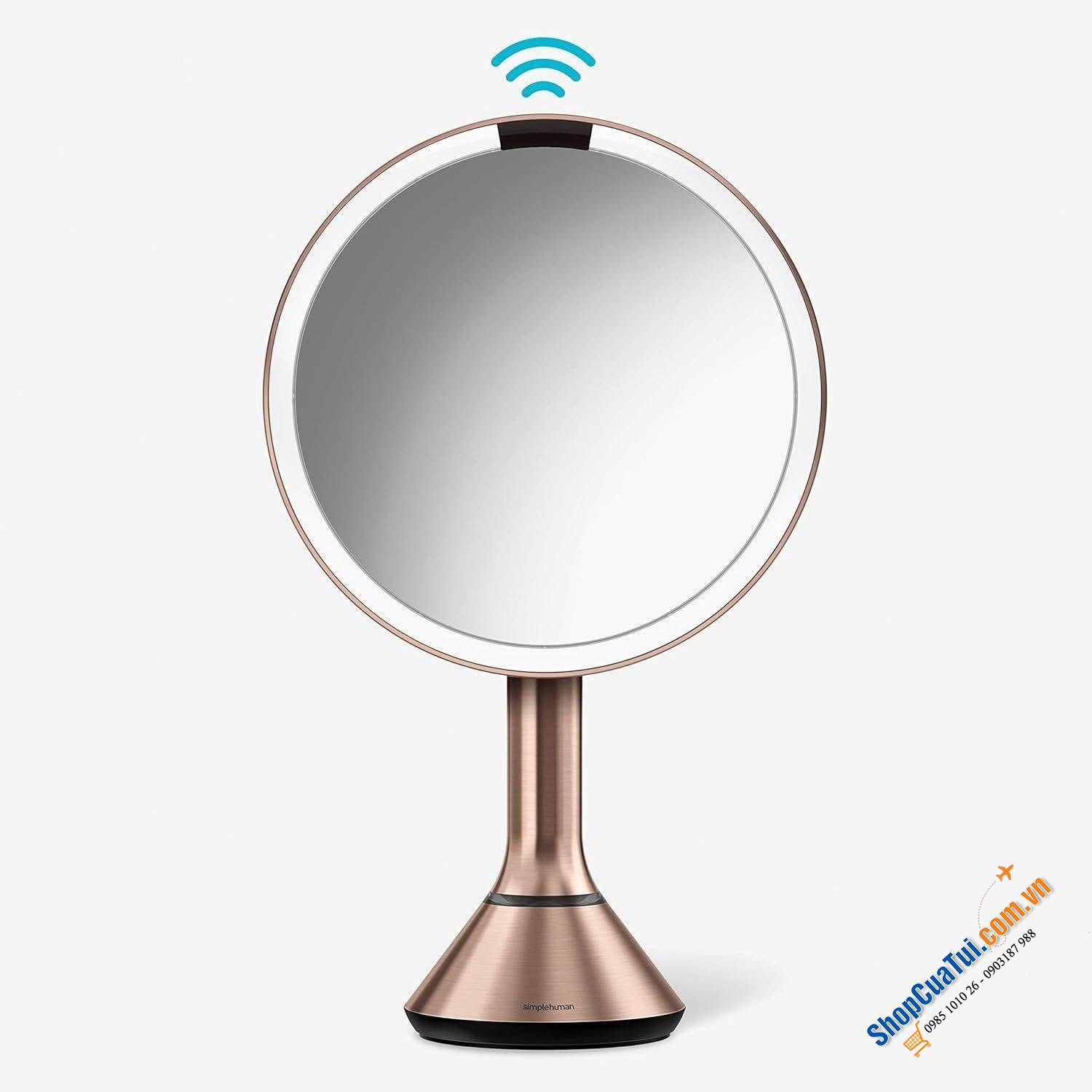Gương trang điểm cảm ứng cao cấp Simplehuman.