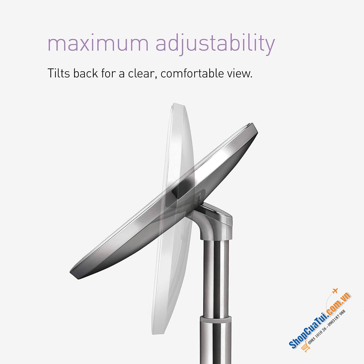 Gương trang điểm cảm ứng cao cấp Simplehuman.