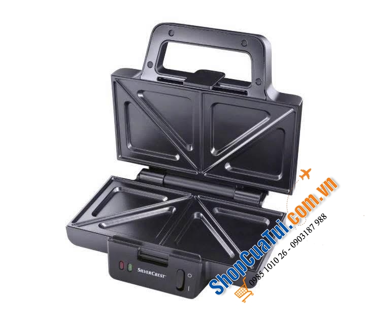 Máy kẹp bánh mỳ Silvercrest Sandwichmaker XXL SSWM A1 900 W.