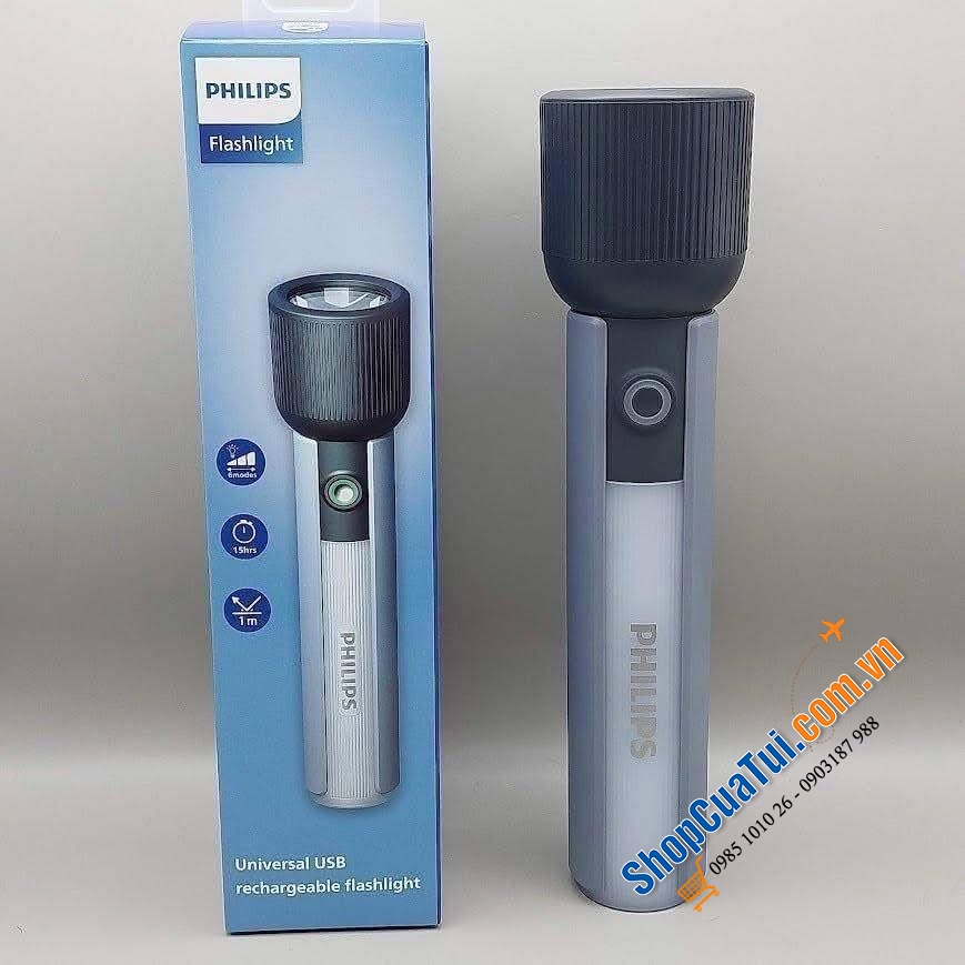 Đèn Pin đa năng Philips COB.