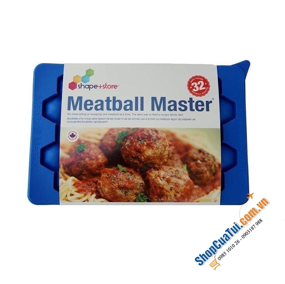 Khay làm thịt viên silicon Shape Store - Made in Canada.