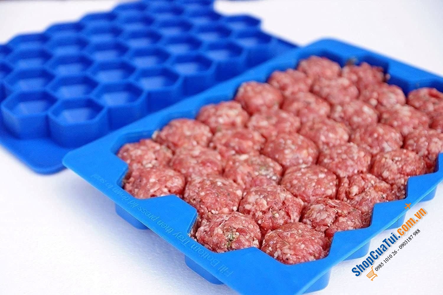 Khay làm thịt viên silicon Shape Store - Made in Canada.