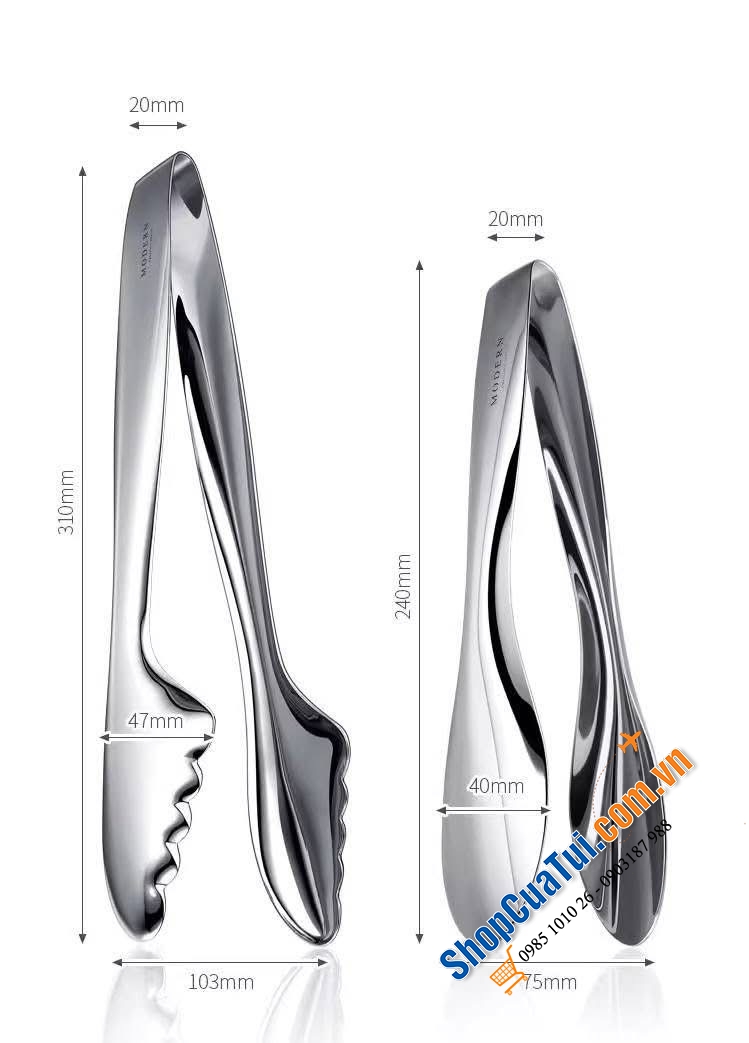 Kẹp gắp mỳ, gắp thức ăn Modern.