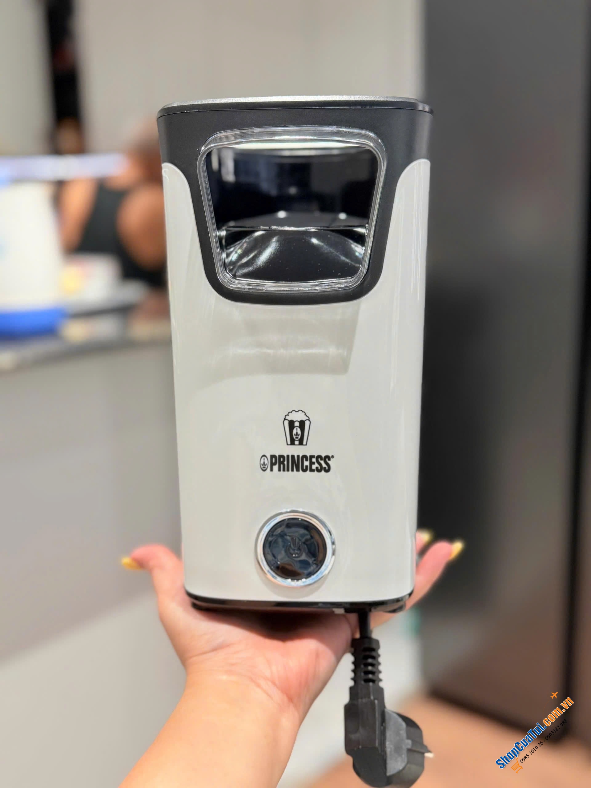 Máy làm bỏng ngô Princess Hot Air – Ngon giòn, chuẩn vị rạp chiếu phim ngay tại nhà!