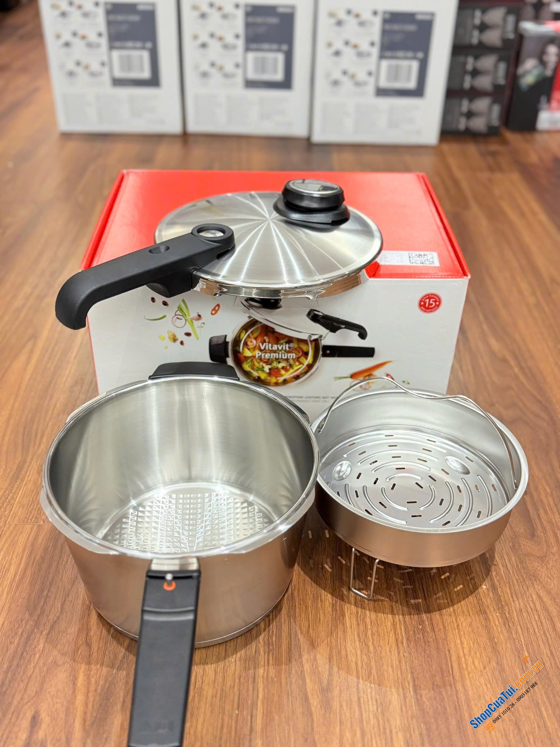 Nồi áp suất Fissler Vitavit PREMIUM 3,5L -  MADE IN GERMANY.