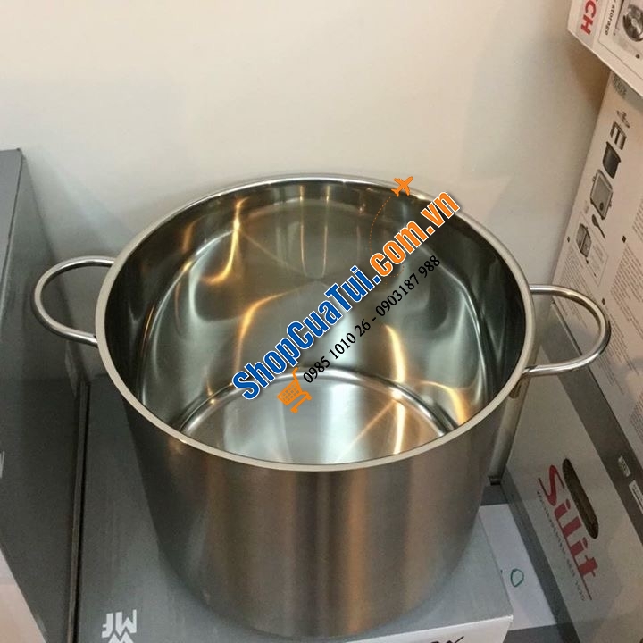 NỒI LUỘC GÀ WMF CROMARGAN 28CM , DUNG TÍCH 14L