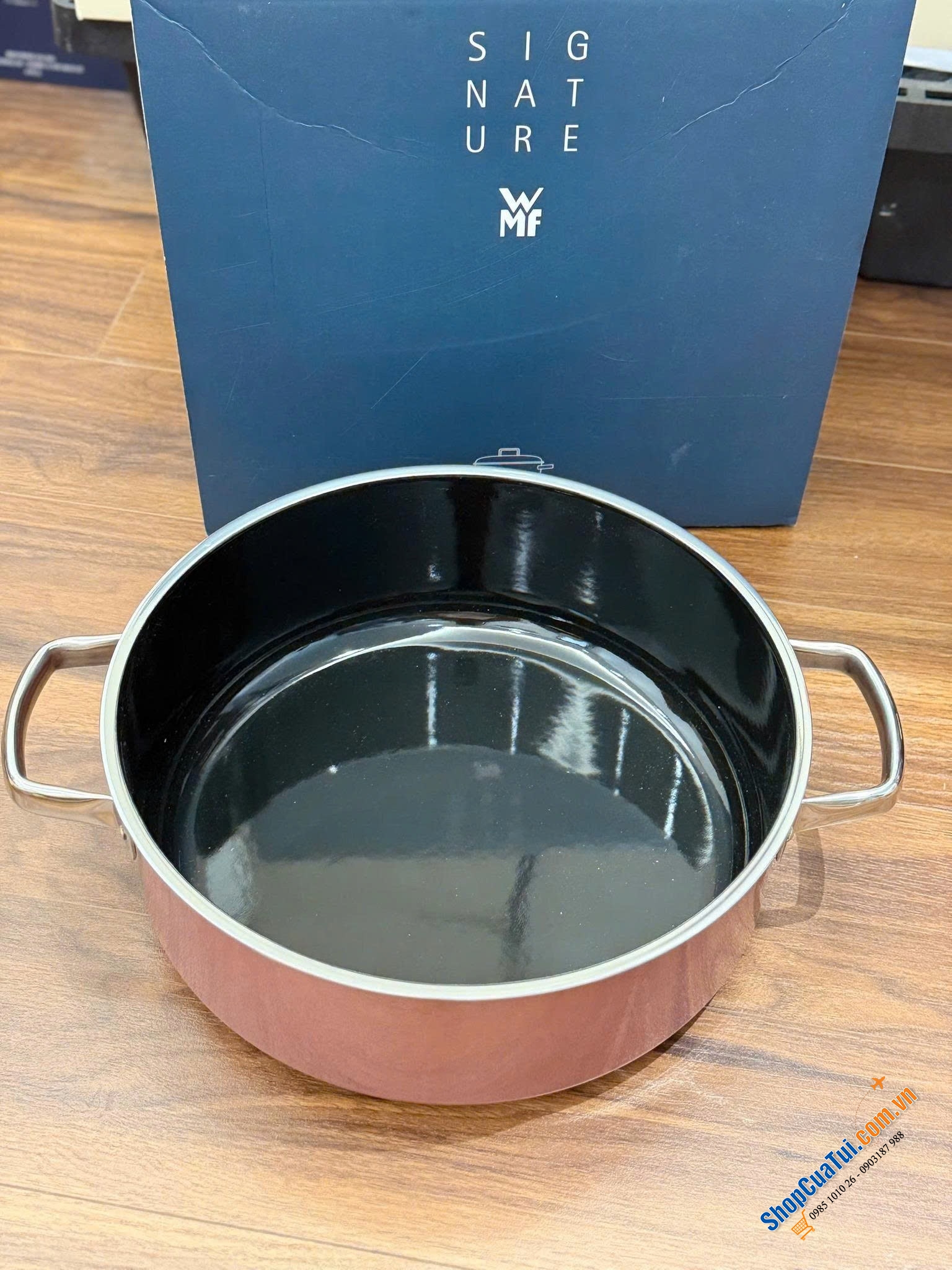 Nồi WMF Fusiontec 28cm nắp kính.