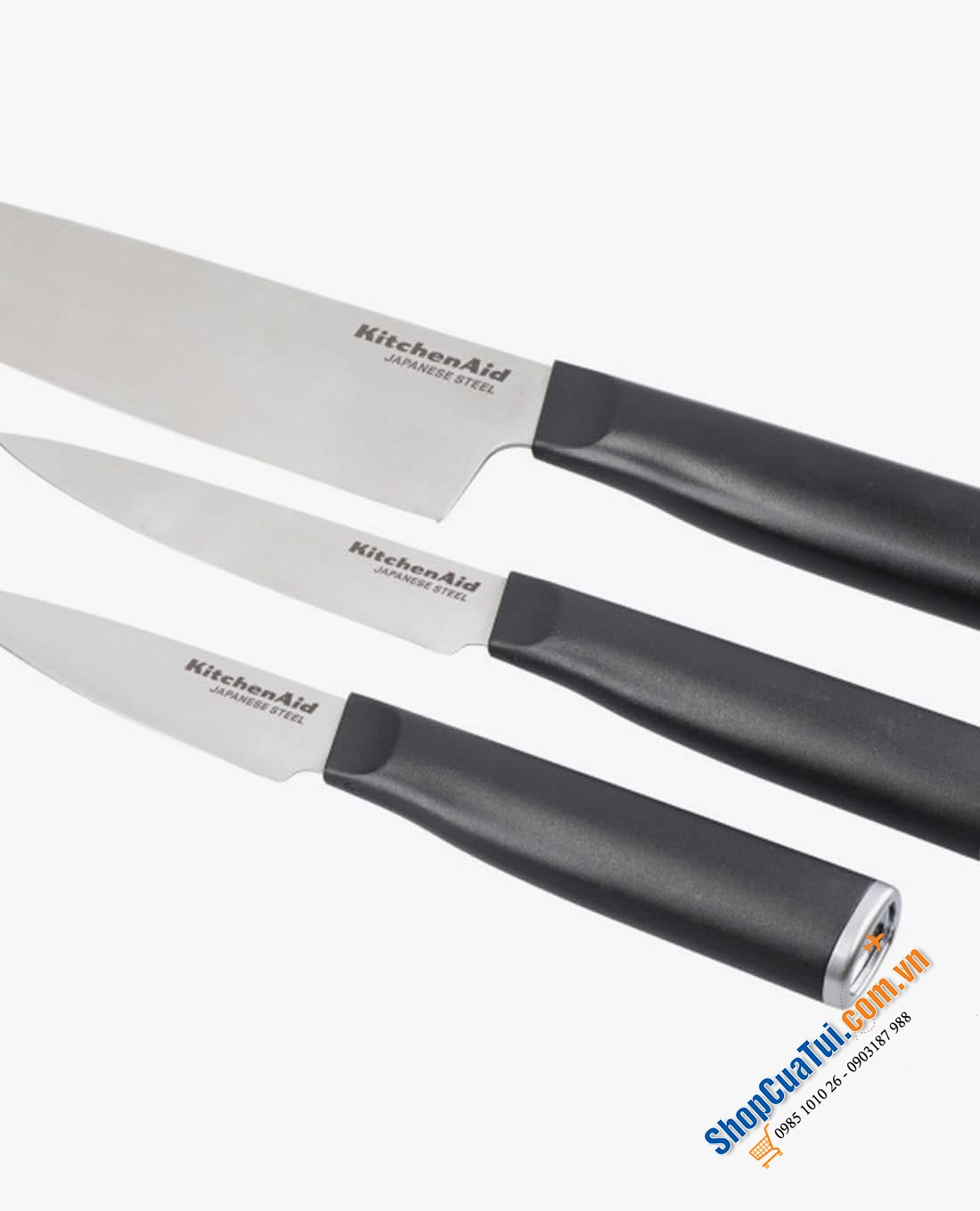 Set 3 dao KitchenAid CHEF KEG3PTHEOHOBA sắc lịm xịn sò.