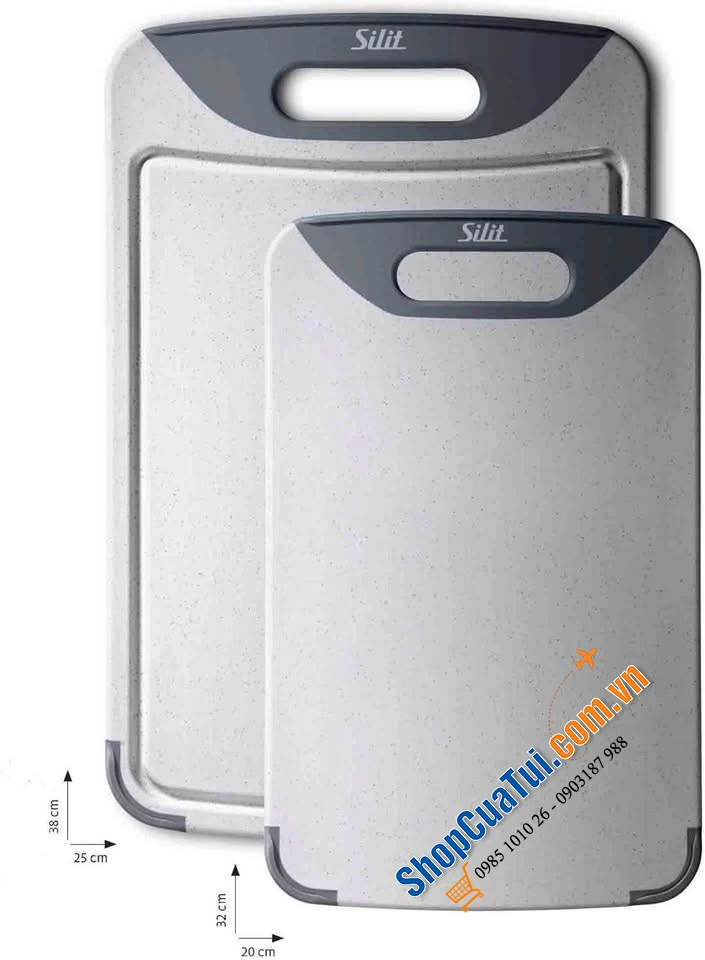 SET 2 THỚT NHỰA SILIT 38x25 và 32x20Cm.