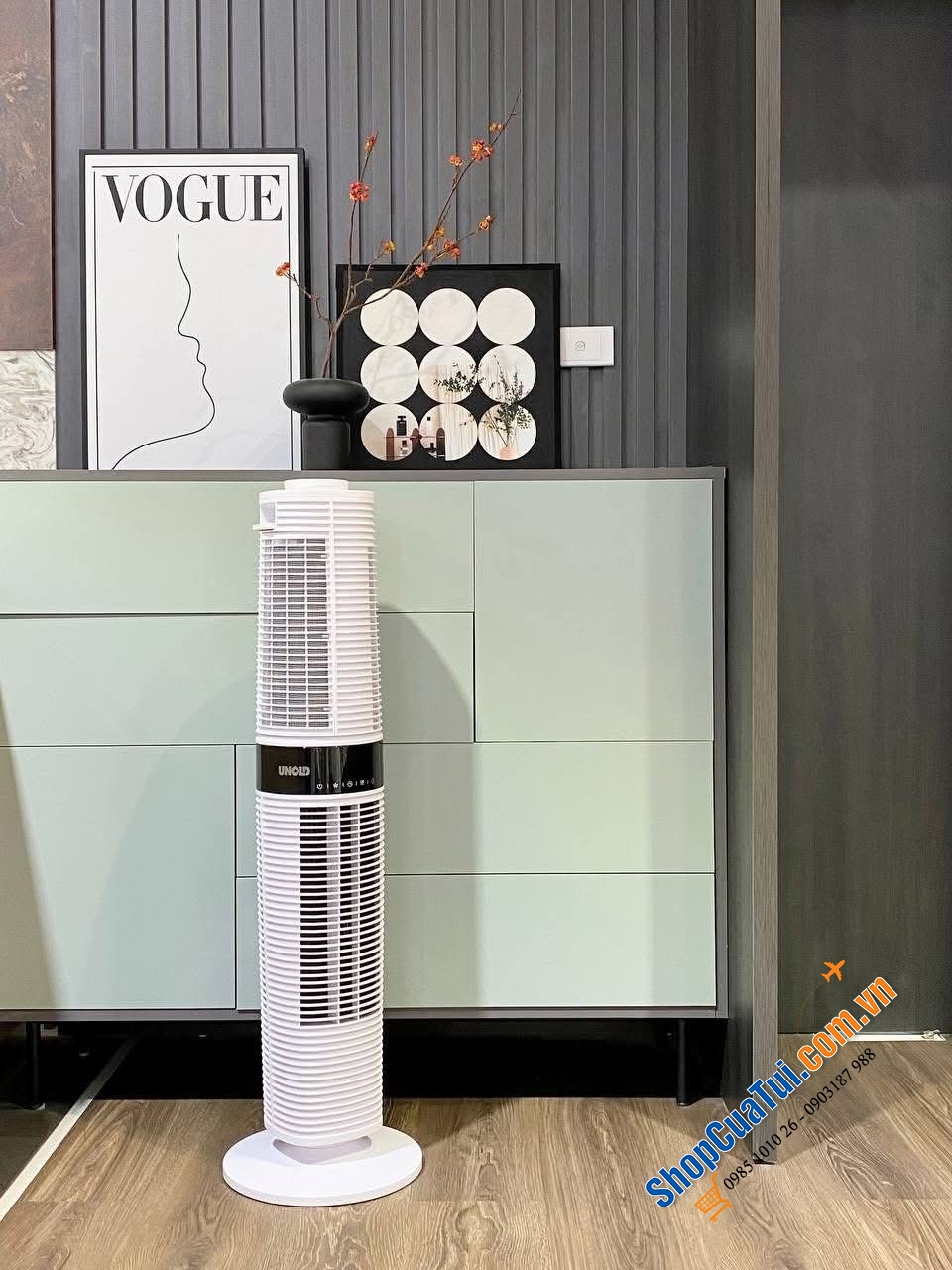 QUẠT THÁP UNOLD SUPER AIR SMART 360 – LÀM MÁT TOÀN DIỆN, THIẾT KẾ CHUẨN CHÂU ÂU.