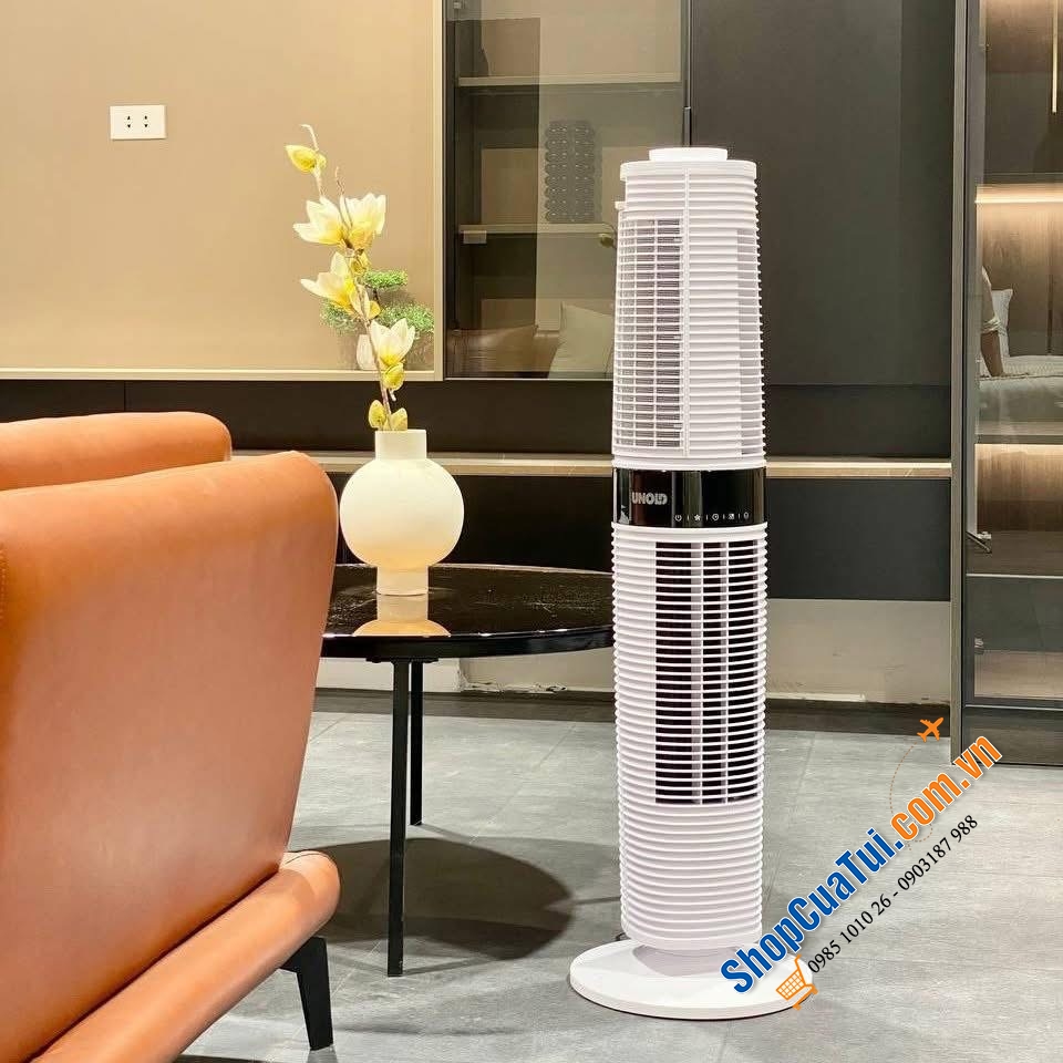 QUẠT THÁP UNOLD SUPER AIR SMART 360 – LÀM MÁT TOÀN DIỆN, THIẾT KẾ CHUẨN CHÂU ÂU.