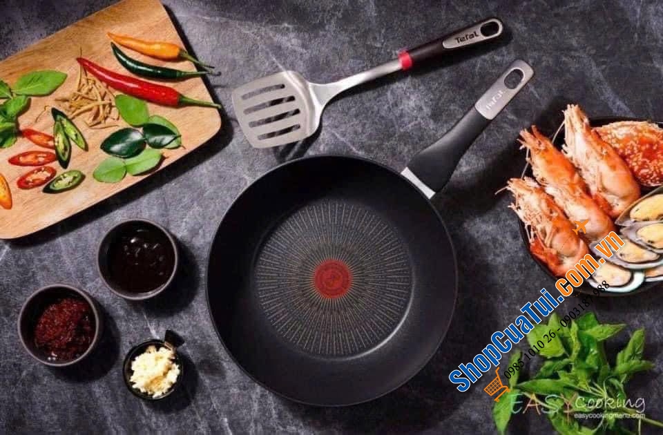 Chảo Tefal UNLIMITED - MADE IN FRANCE - dòng chảo thân nhôm cao cấp nhất.