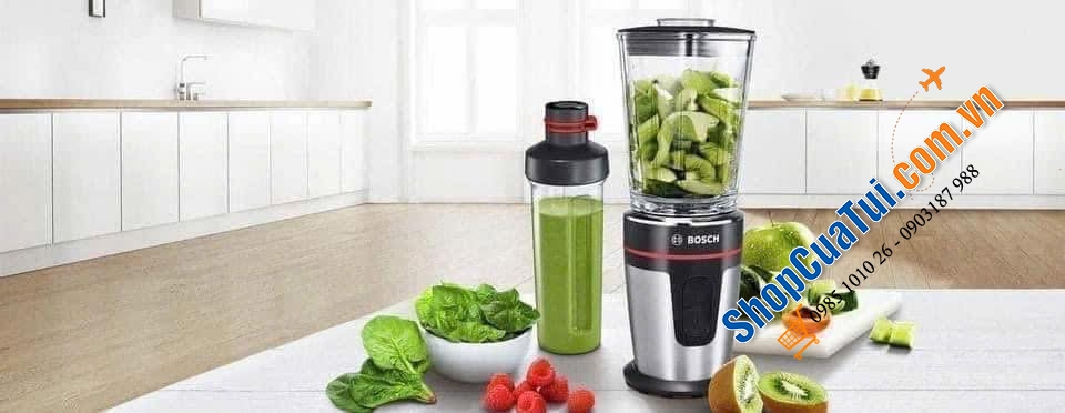 Máy xay sinh tố Bosch VitaStyle Mixx 2Go MMBM7G3M.