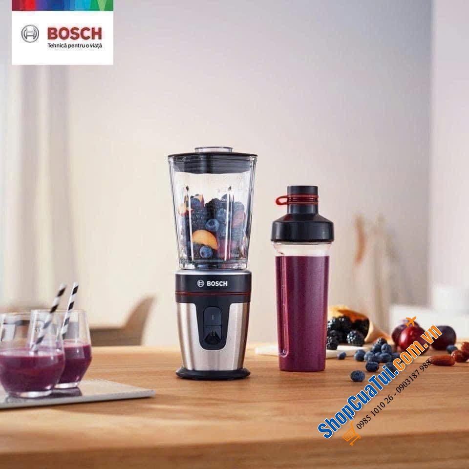 Máy xay sinh tố Bosch VitaStyle Mixx 2Go MMBM7G3M.