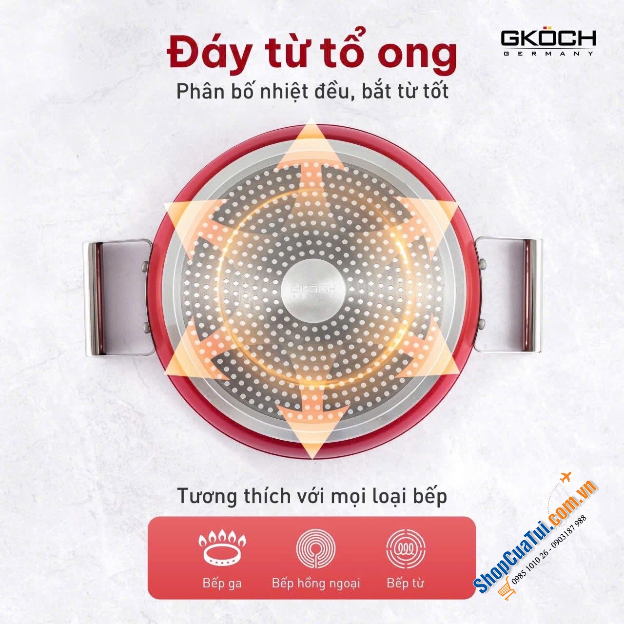 NÂNG TẦM GIAN BẾP VỚI BỘ NỒI 4 món cao cấp GKÖCH.