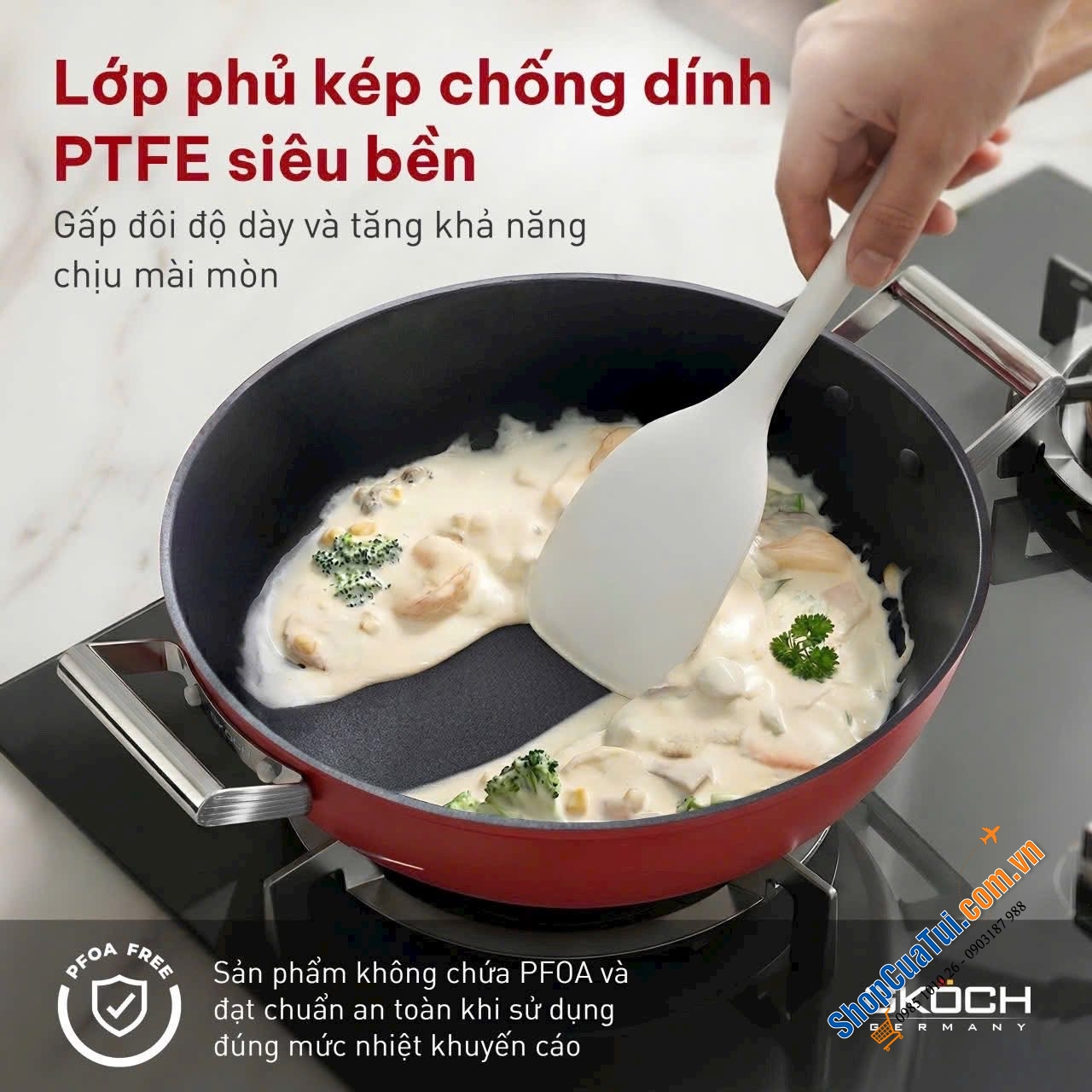 NÂNG TẦM GIAN BẾP VỚI BỘ NỒI 4 món cao cấp GKÖCH.