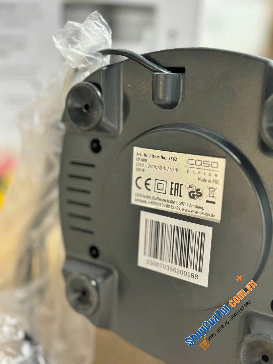 MÁY VẮT CAM TỰ ĐỘNG CASO CP 400 LIFT.