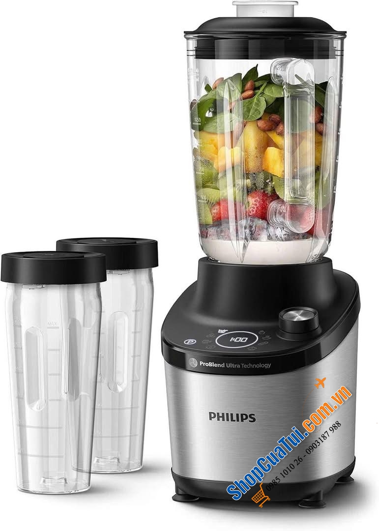 MÁY XAY SINH TỐ PHILIPS CÔNG SUẤT SIÊU KHỦNG 1500W HR3760/10.