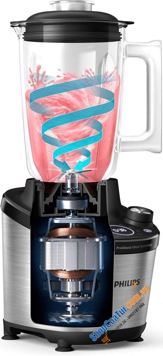 MÁY XAY SINH TỐ PHILIPS CÔNG SUẤT SIÊU KHỦNG 1500W HR3760/10.