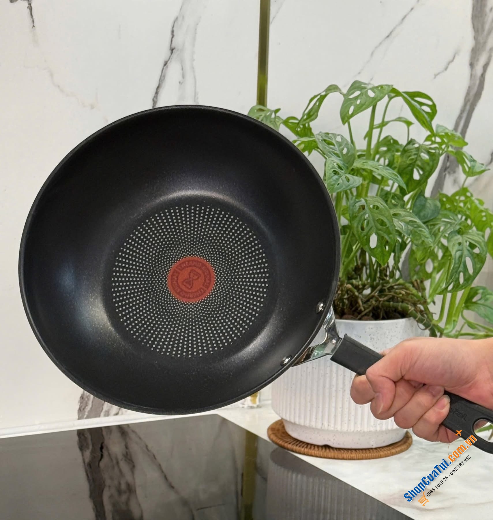 Chảo Wok Tefal Jamie Oliver by Home Cook E3031925 28cm dùng siêu sướng.