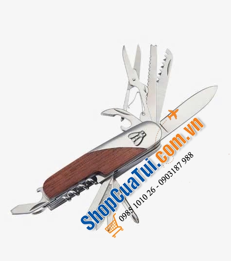 Dao đa năng Laguiole kèm bao da.