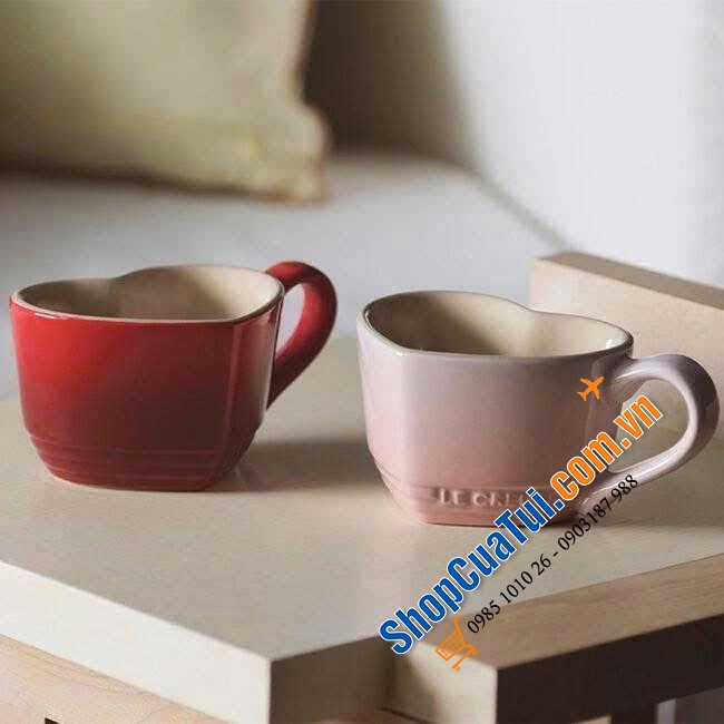 Set 4 cốc trái tim Le Creuset 220ml.