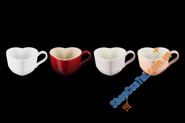 Set 4 cốc trái tim Le Creuset 220ml.