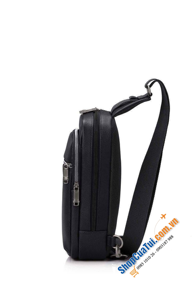 Túi đeo chéo Samsonite Classic Leather Sling Bag.