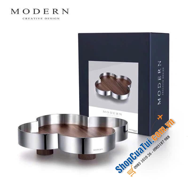 KHAY MODERN CỎ 4 LÁ – TUYỆT TÁC TRANG TRÍ CHO KHÔNG GIAN THƯỢNG LƯU.