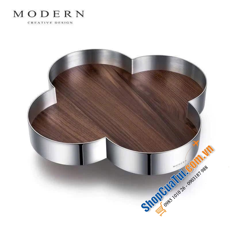 KHAY MODERN CỎ 4 LÁ – TUYỆT TÁC TRANG TRÍ CHO KHÔNG GIAN THƯỢNG LƯU.