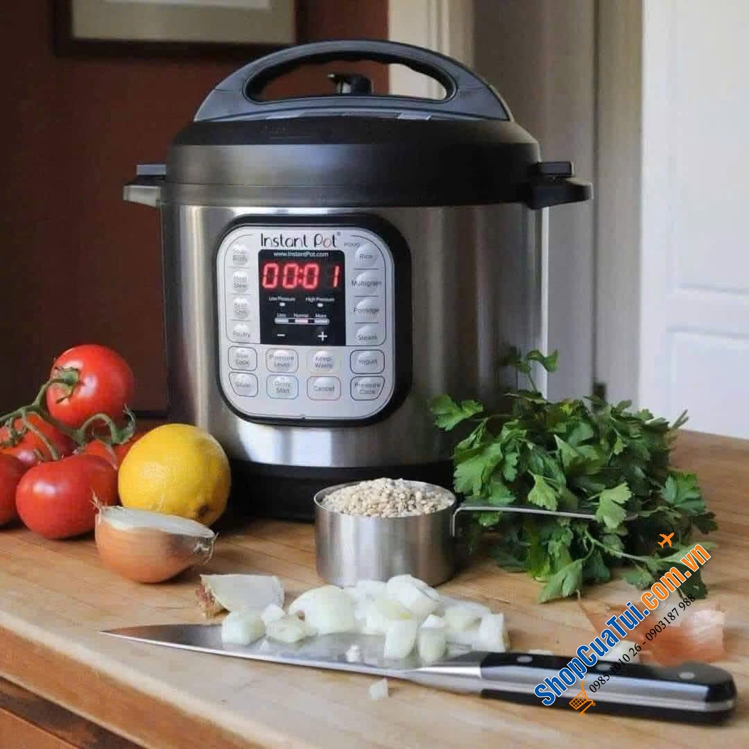 NỒI ÁP SUẤT instant pot 7 in 1 bản Đức.