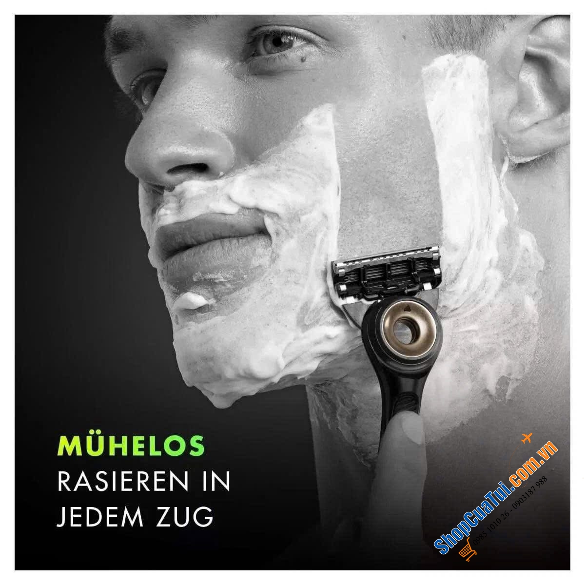 DAO CẠO RÂU GILLETTE LABS BLACK & GOLD EDITION (Đen vàng).