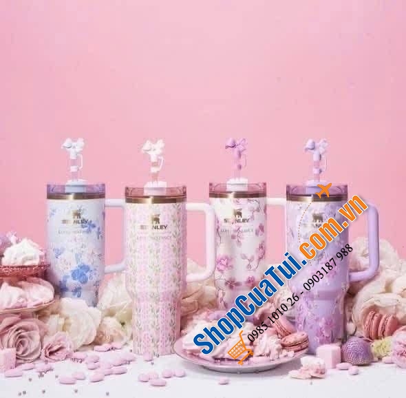 Ly nước \\\"siêu giữ nhiệt\\\" STANLEY ly hàng hiệu đi đâu cũng bắt gặp.