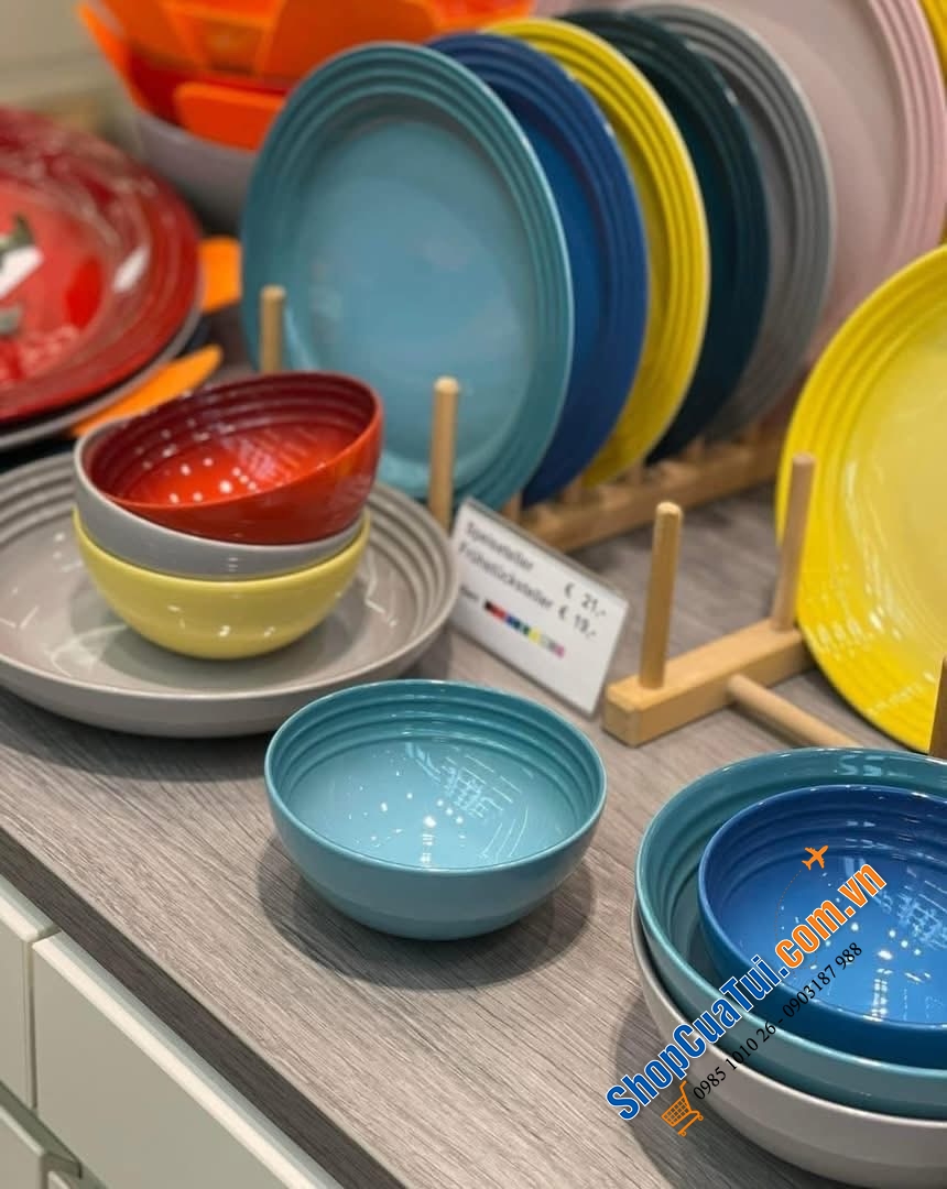 Sét 6 bát cơm cầu vồng Le Creuset.