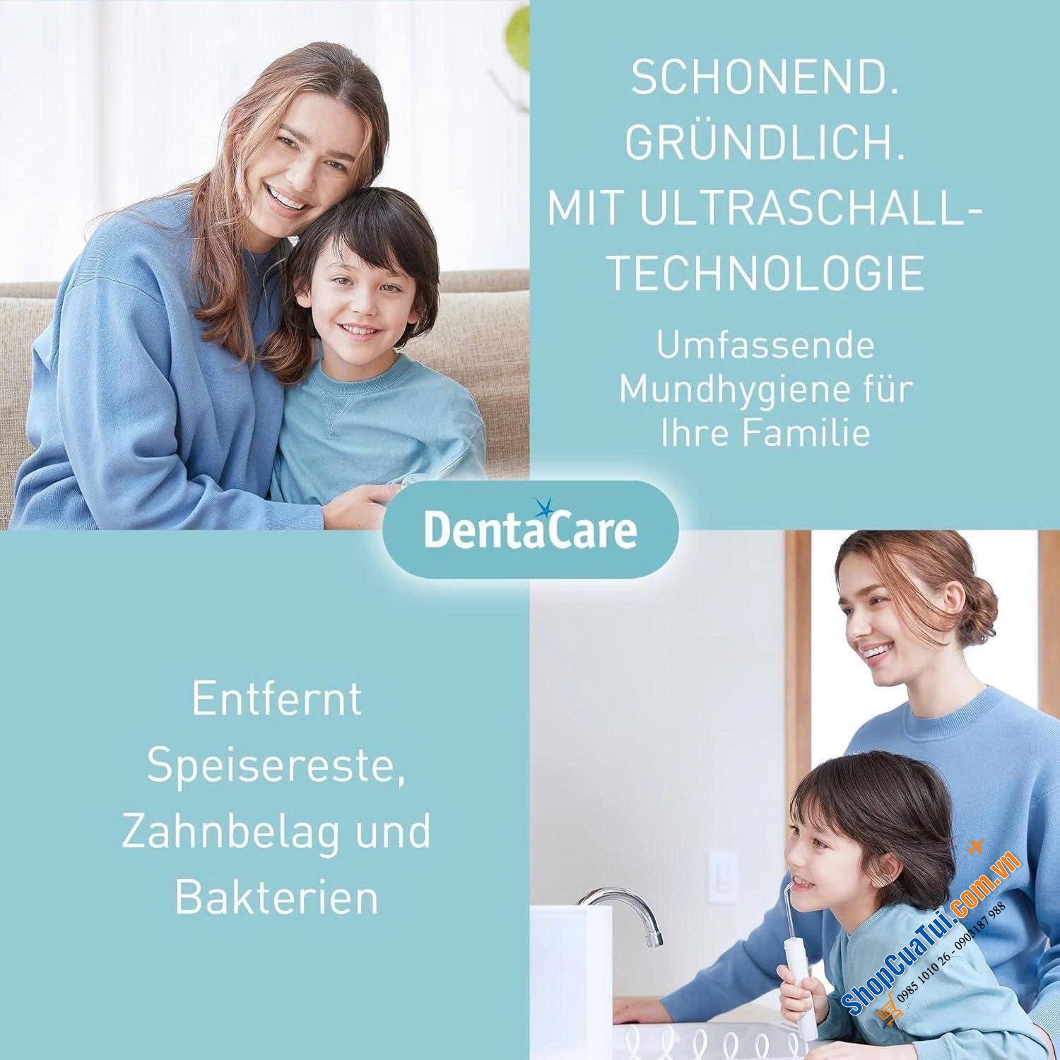 Máy tăm nước Panasonic EW1614AW503 - Dùng cho cả Gia Đình.