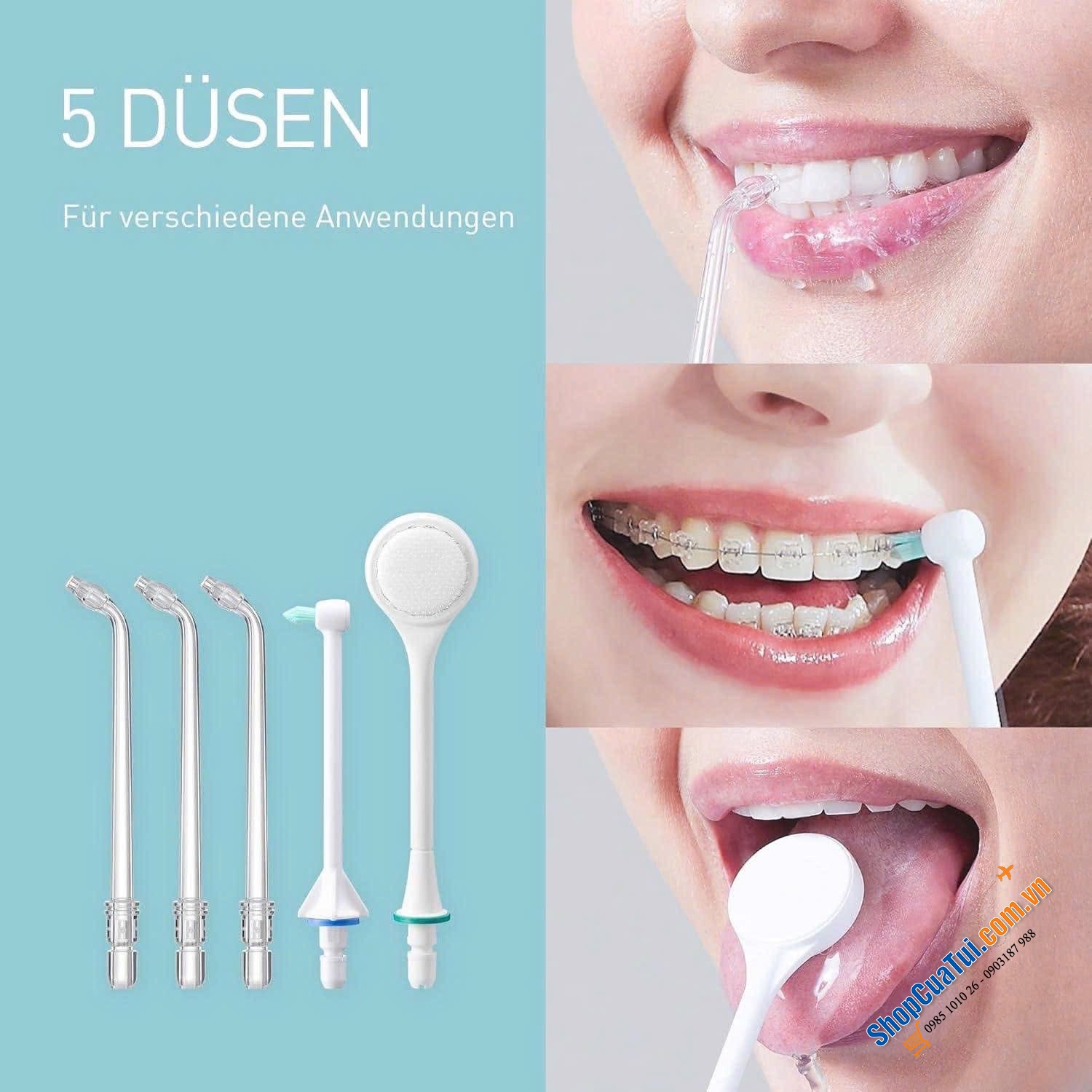 Máy tăm nước Panasonic EW1614AW503 - Dùng cho cả Gia Đình.