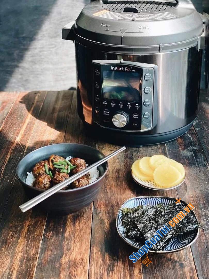Nồi áp suất điện Instant Pot Pro 60 2026 5,7 Lit 10in1 - BẢN CẢI TIẾN NÂNG CẤP so với model cũ.