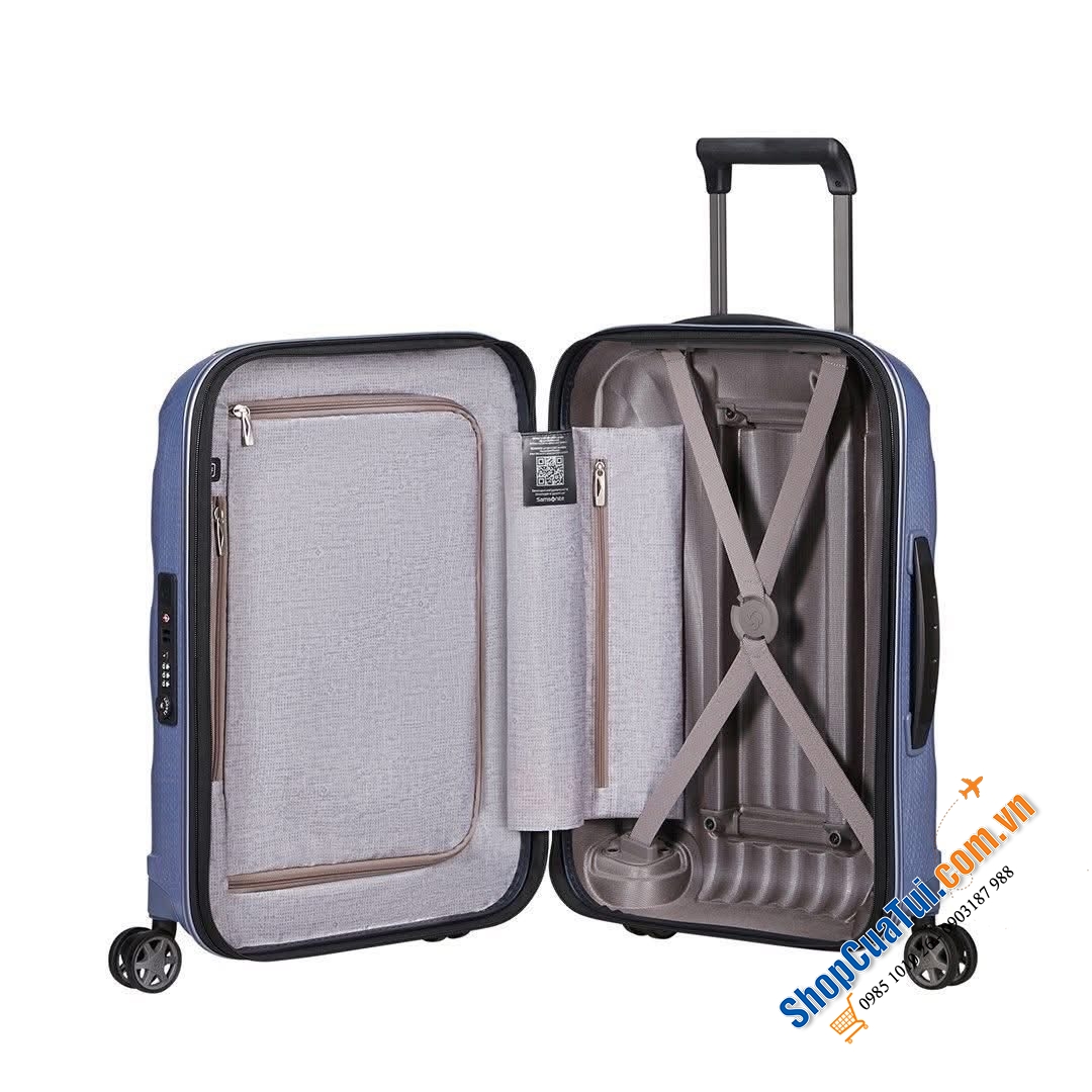 Valy siêu nhẹ, siêu bền Samsonite C-Lite màu mới 2026 - Made in Eu Size S 55cm  & Size L 75cm.