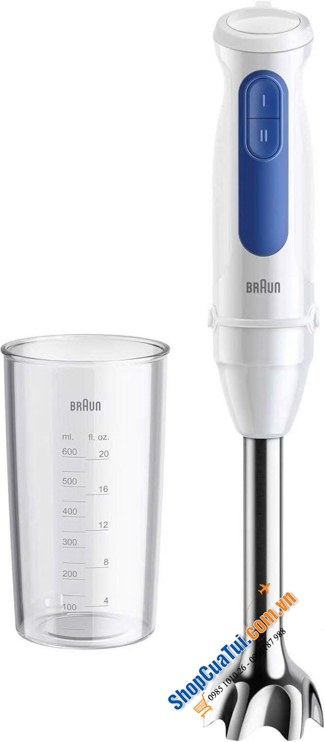 Máy xay cầm tay Braun MultiQuick 3 MQ30001M - Made in Romania.