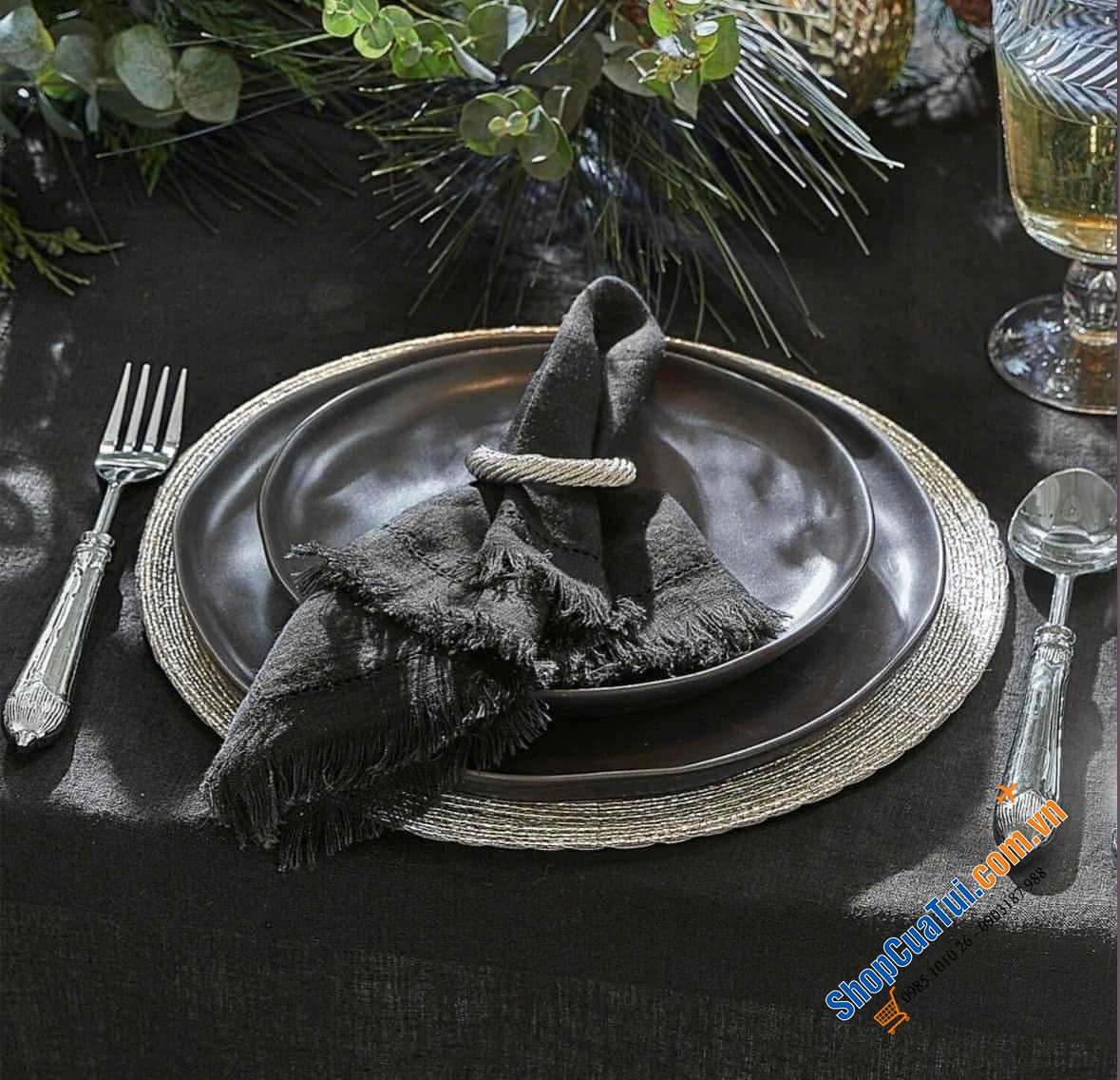 Set 4 miếng lót bàn ăn Loberon Barningham.