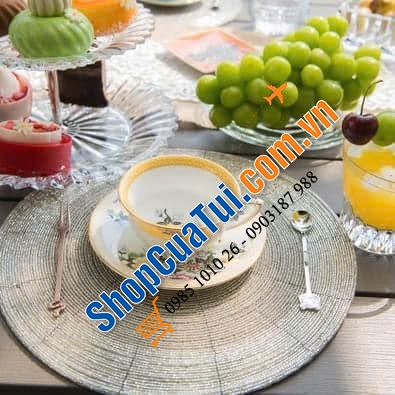 Set 4 miếng lót bàn ăn Loberon Barningham.