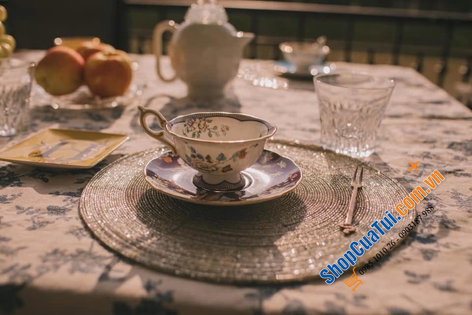 Set 4 miếng lót bàn ăn Loberon Barningham.