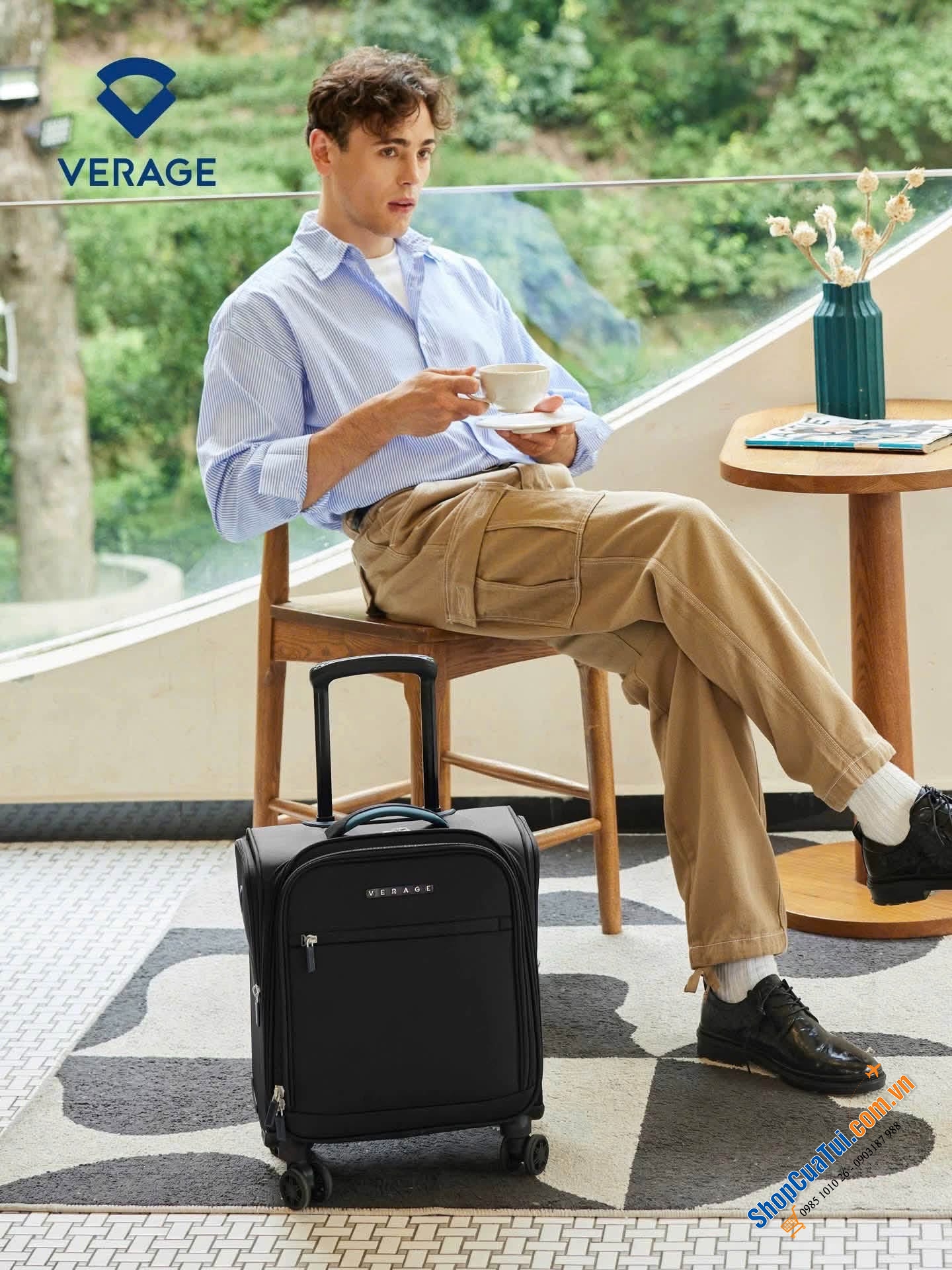 Vali kéo công sở nữ 14 inch VERAGE.