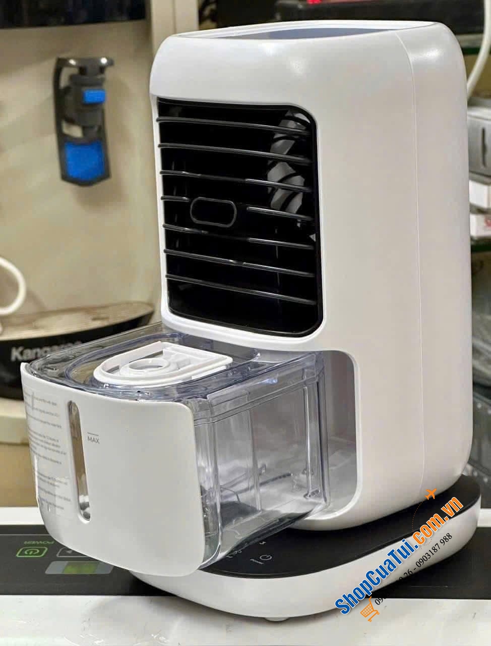 Quạt kèm tạo ẩm Silvercrest air mini cooler STLKS 12 A1.