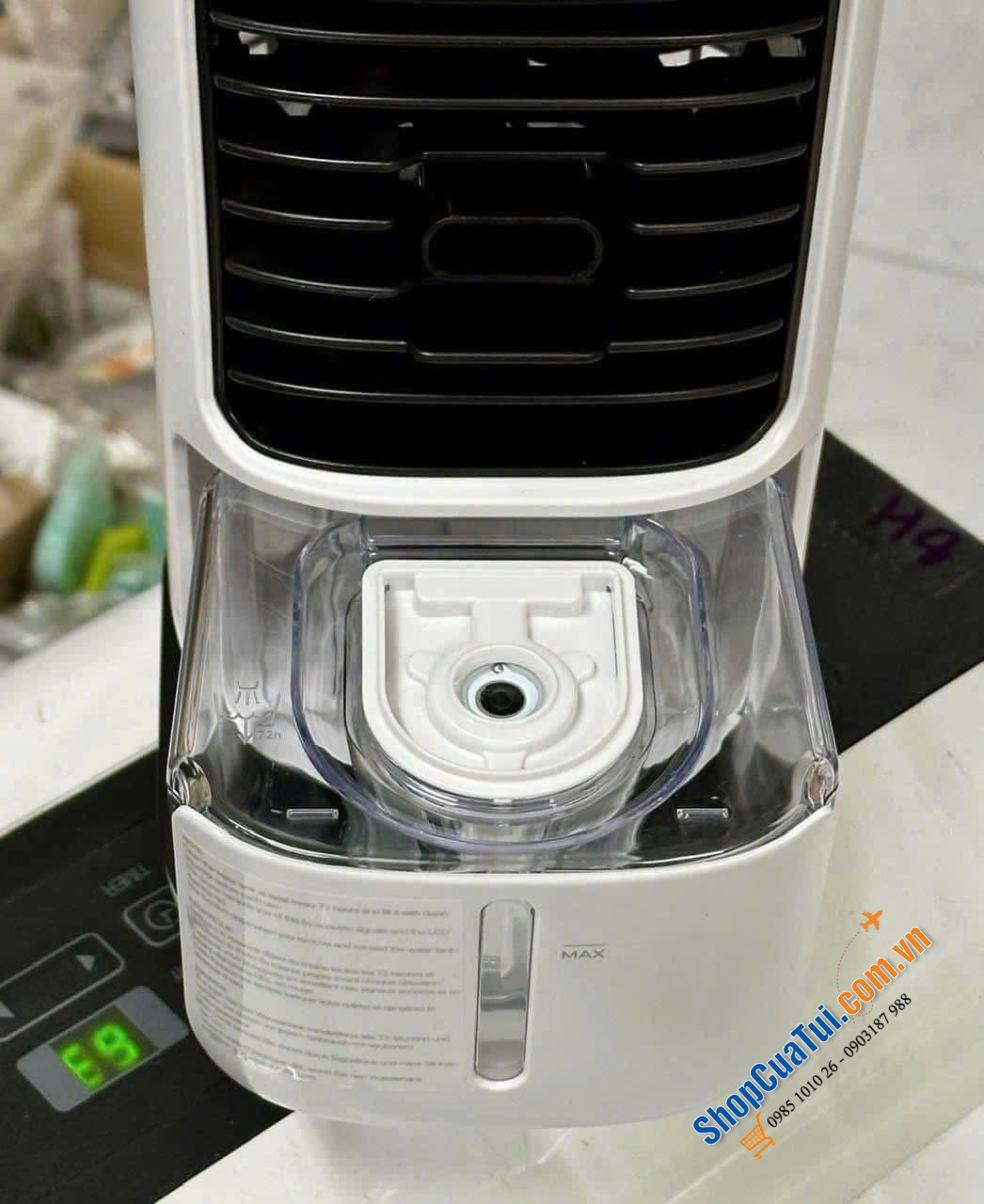 Quạt kèm tạo ẩm Silvercrest air mini cooler STLKS 12 A1.