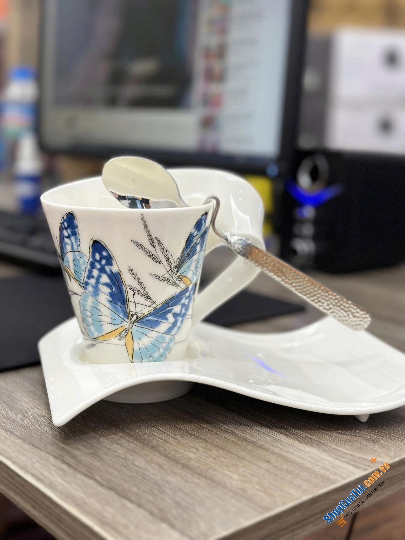 Set uống trà, cafe/capuchino 3 món Villeroy Boch.